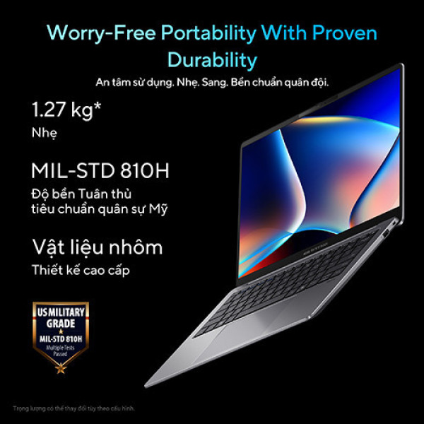 Laptop ASUS ExpertBook P5 P5405CSA-NZ0016W (Ultra 5 226V | 16GB | 512GB | Intel Arc 130V | 14 inch WQXGA | Win 11 | Xám)
