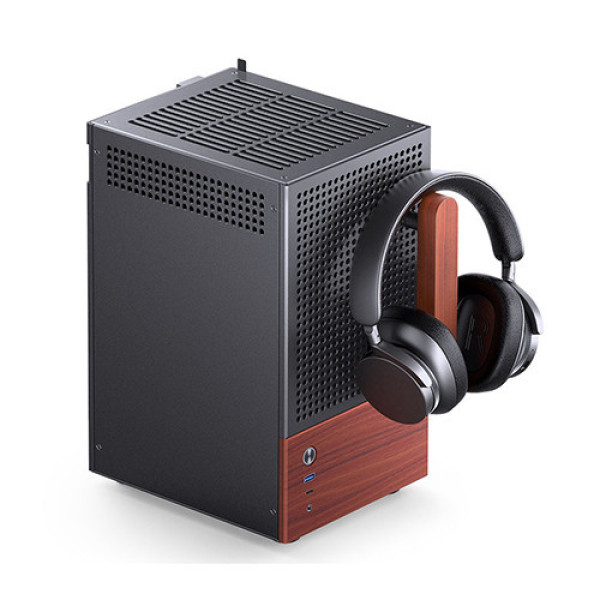 Vỏ Case JONSBO Mini T6 Black Wood (ITX, Đen)