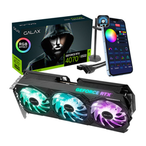 VGA GALAX GeForce RTX 4070 Ti SUPER EX Gamer 1-Click OC V2 16GB GDDR6X (47UZM6MD7JDL)