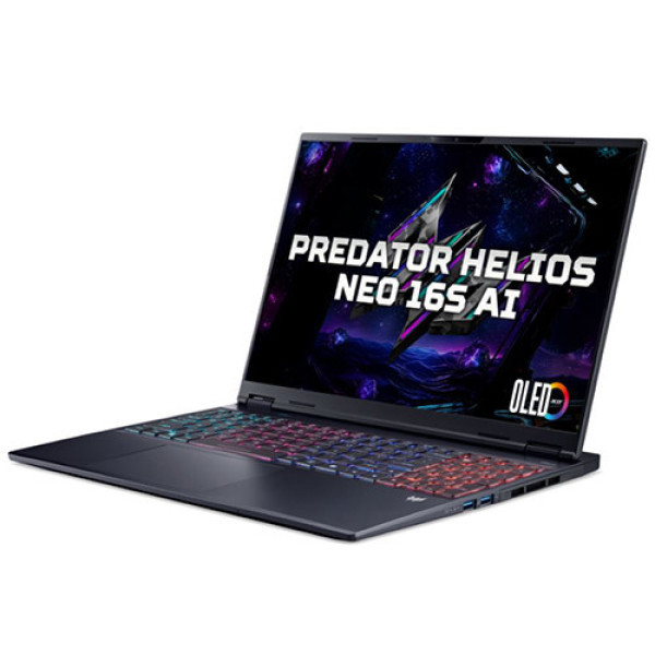 Laptop Acer Predator Helios Neo 16S AI PHN16S-71-95MS NH.QX7SV.002 (Ultra 9 275HX | 64GB | 2TB | RTX 5070 Ti | 16 inch 2K+ OLED 240Hz | Win 11 | Đen)