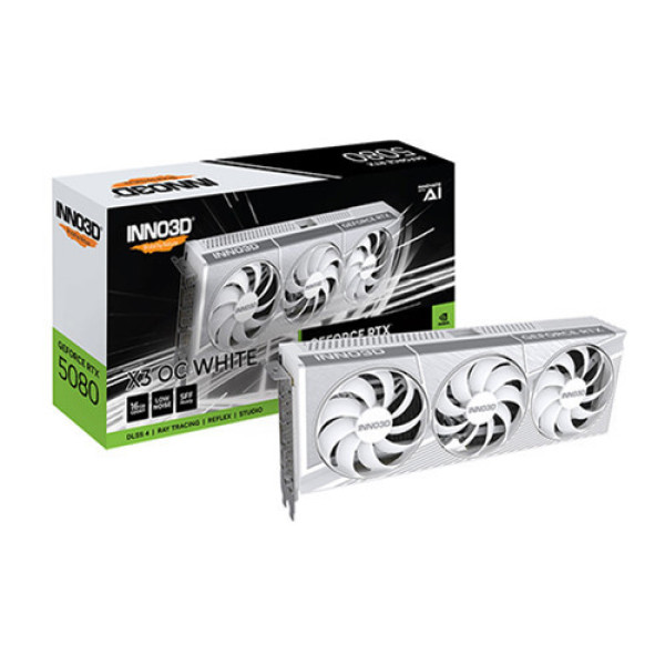 VGA Inno3d RTX 5080 X3 OC WHITE 16GB GDDR7