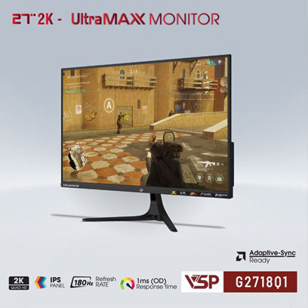 Màn hình VSP G2718Q1 (27 inch | QHD | IPS | 180Hz | 1ms)