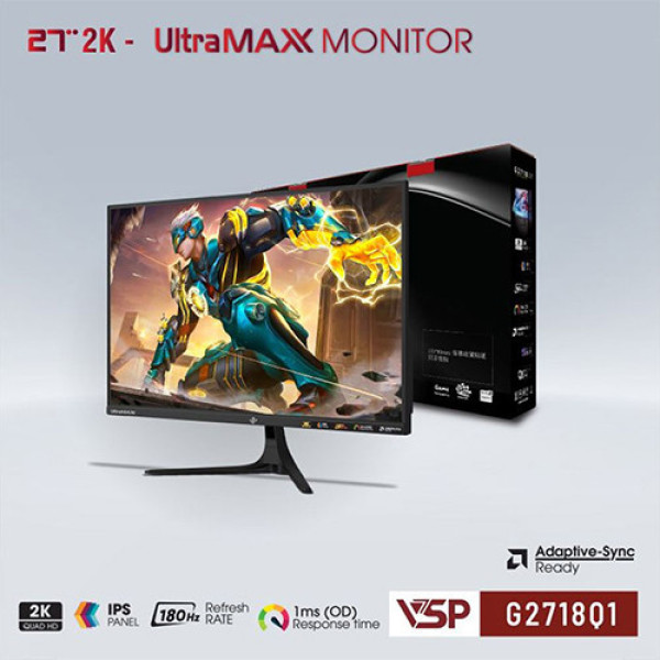 Màn hình VSP G2718Q1 (27 inch | QHD | IPS | 180Hz | 1ms)