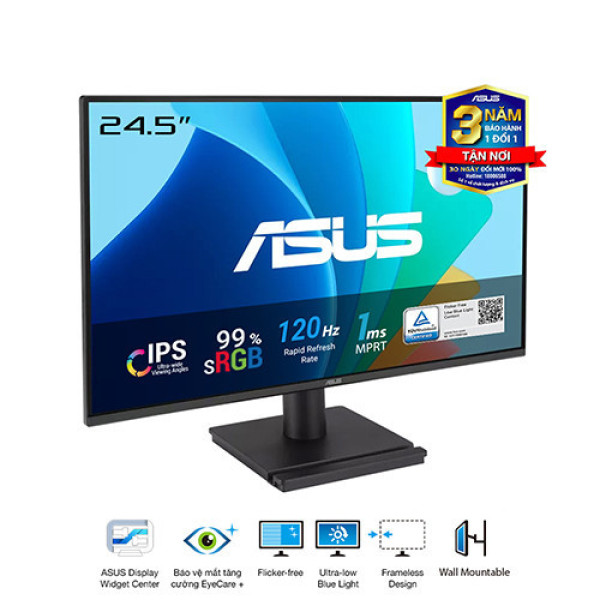 Màn Hình ASUS VA259HGA (24.5 inch | IPS | FHD | 120Hz | 1ms | Speaker )