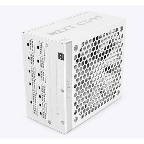 Nguồn máy tính NZXT C1200 - 1200W - 80 Plus Gold - Full Modular White (PA-2G2BW-EU)