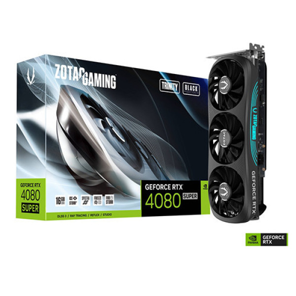 VGA ZOTAC GAMING GeForce RTX 4080 SUPER Trinity Black Edition 16GB GDDR6X (ZT-D40820D-10P)