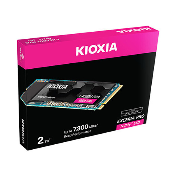 Ổ cứng SSD Kioxia Exceria Pro 2TB M.2 2280 NVMe PCIe Gen 4x4 (LSE10Z002TG8)