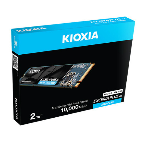 Ổ cứng SSD Kioxia Exceria Plus G4 2TB M.2 2280 NVMe PCIe Gen 5x4 (LVD10Z002TG8)