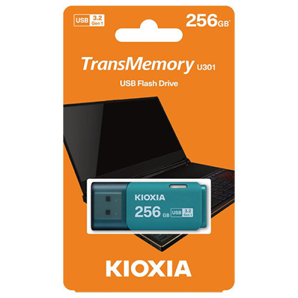 USB Kioxia TransMemory U301 256GB USB 3.2 Gen 1 Light Blue (LU301L256GG4)