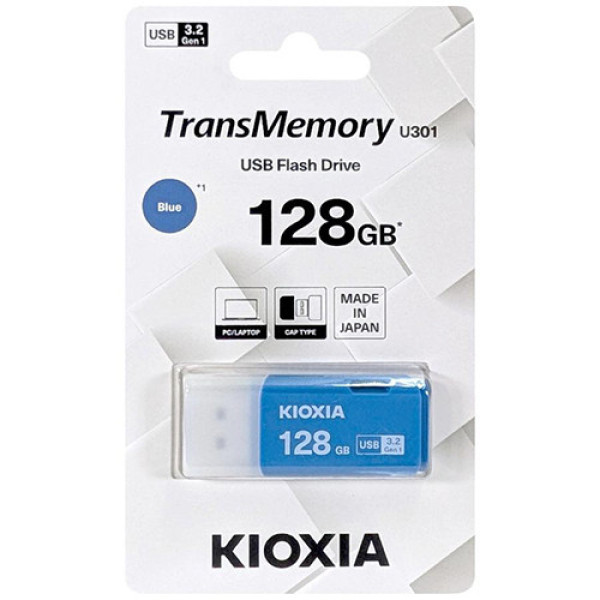 USB Kioxia TransMemory U301 128GB USB 3.2 Gen 1 Navy (LU301A128GG4)