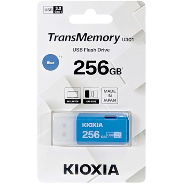 USB Kioxia TransMemory U301 256GB USB 3.2 Gen 1 Navy (LU301A256GG4)