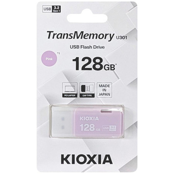 USB Kioxia TransMemory U301 128GB USB 3.2 Gen 1 Pink (LU301B128GG4)