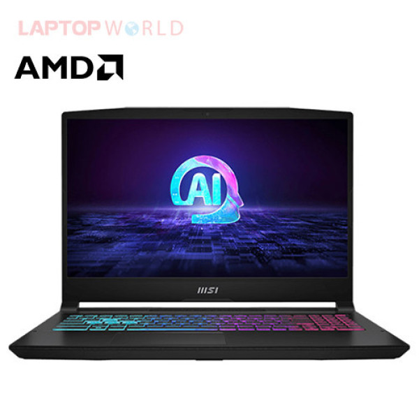 Laptop MSI Katana A15 AI B8VG 466VN (Ryzen 9-8945HS | 16GB | 1TB | RTX 4070  | 15.6 inch FHD | Win 11 | Đen)