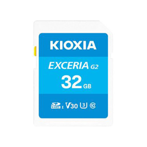 Thẻ nhớ Kioxia Exceria G2 CL10 UHS-I U3 V30 4K A1 32GB (LNEX2L032GG4)