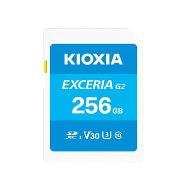 Thẻ nhớ Kioxia Exceria G2 CL10 UHS-I U3 V30 4K A1 256GB (LNEX2L256GG4)