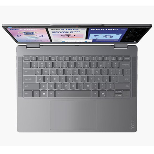 Laptop Lenovo Yoga 7 2in1 14ILL10 83JQ0049VN (Core™ Ultra 7 258V | 32GB | 1TB | Intel® Arc™ Graphics 140V | 14inch 2.8K OLED | Cảm ứng | Win 11 | Office | Xám)