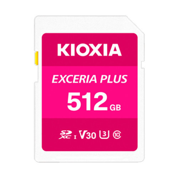 Thẻ nhớ Kioxia Exceria PLUS CL10 U3 512GB (LNPL1M512GG4)