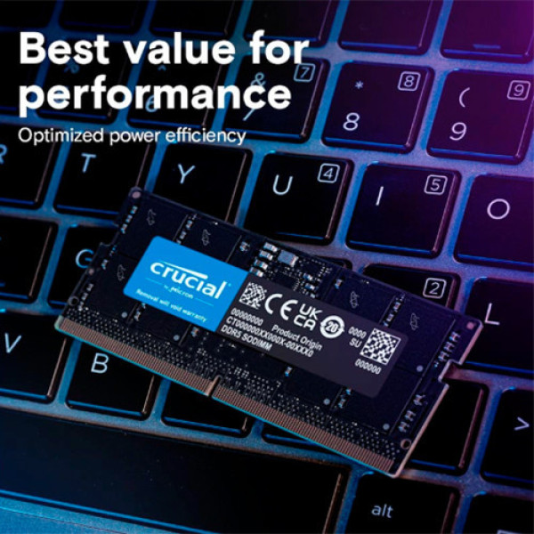 Ram laptop Crucial DDR5 64GB 5600MHz 1.1v (CT64G56C46S5)