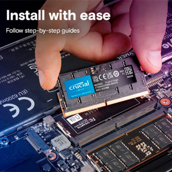 Ram laptop Crucial DDR5 64GB 5600MHz 1.1v (CT64G56C46S5)