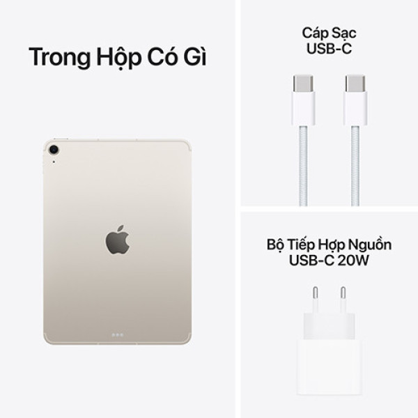 Apple iPad Air M3 13inch Wi-Fi + Cellular (8GB | 512GB | Starlight) MCJC4ZA/A