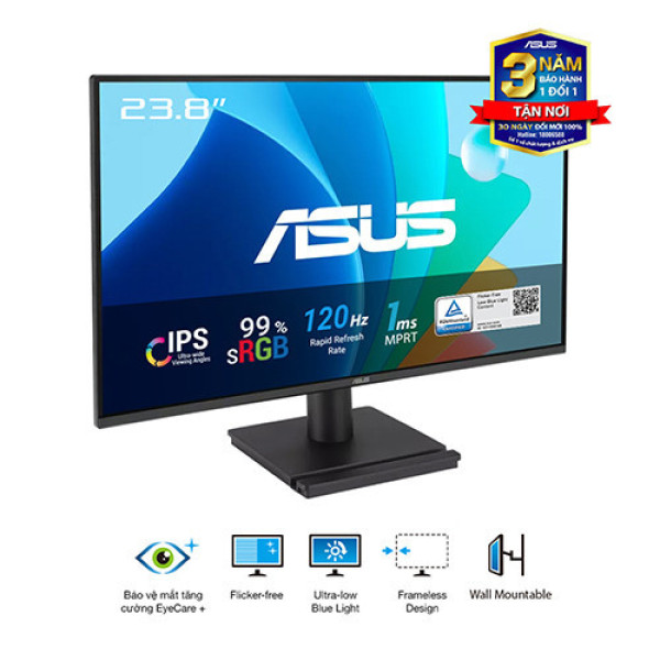 Màn Hình ASUS VA249HG (23.8 inch | IPS | FHD | 120Hz | 1ms)