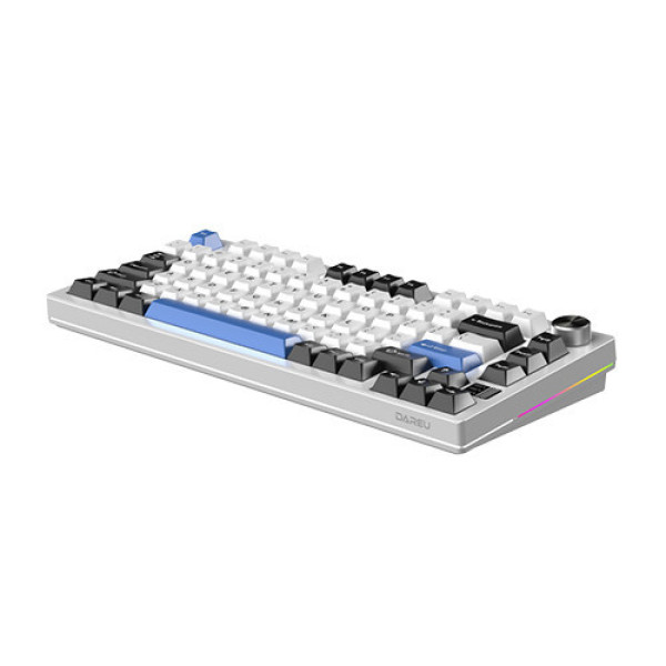 Bàn phím cơ DareU EK75 Pro AL White Blue DareU Cloud switch