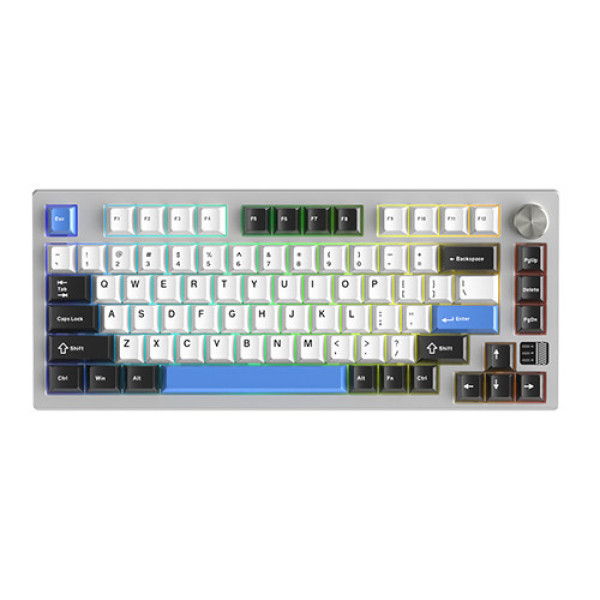 Bàn phím cơ DareU EK75 Pro AL White Blue DareU Cloud switch