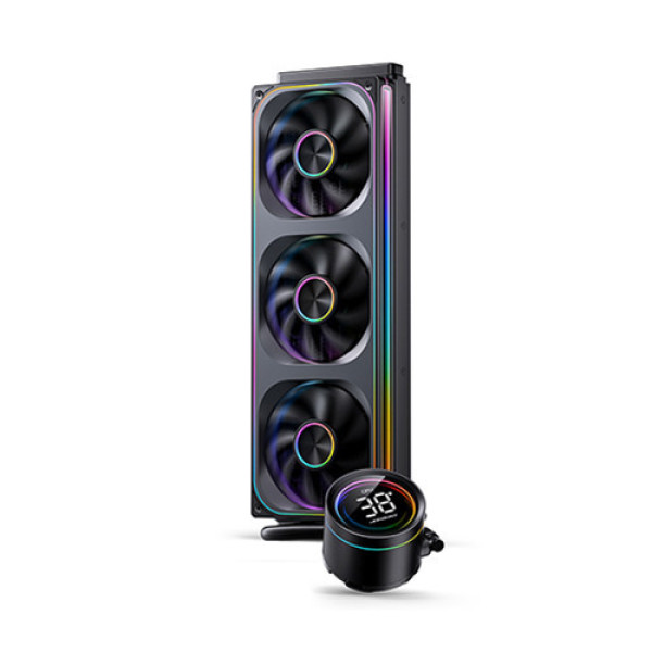 Tản nhiệt nước AIO Jonsbo TH-360 Black (ARGB, Hiển Thị Nhiệt Độ)