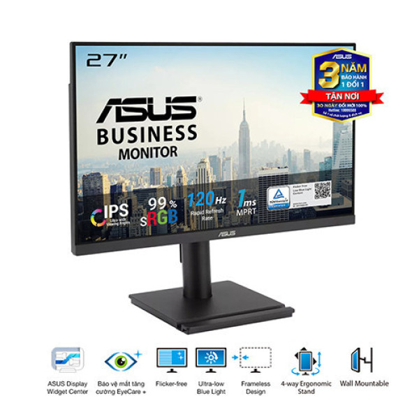 Màn Hình ASUS VA279QGS (27 inch | IPS | FHD | 120Hz | 1ms | Speaker )