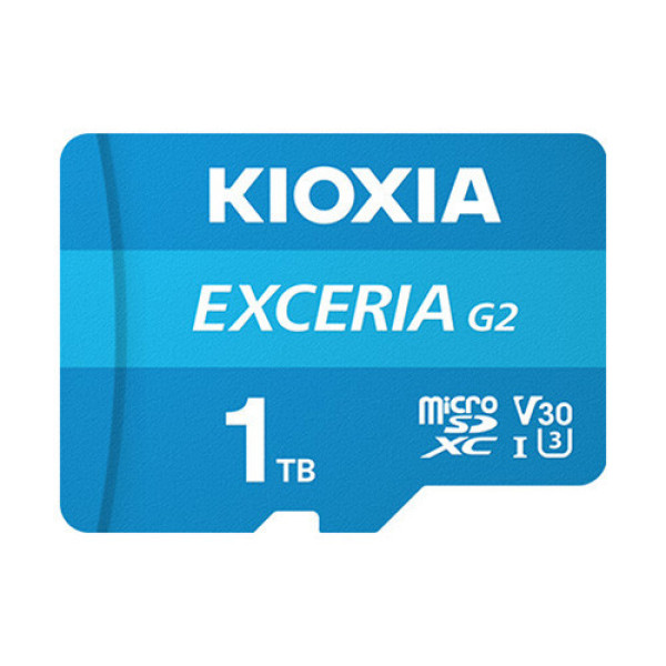 Thẻ nhớ Kioxia Exceria CL10 UHS-I U3 V30 4K A1 1TB With Adapter (G2) (LMEX2L001TG2)