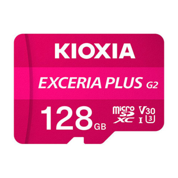 Thẻ nhớ Kioxia Exceria  PLUS CL10 UHS-I U3 V30 4K A1 128GB (G2) (LMPL2M128GG2)