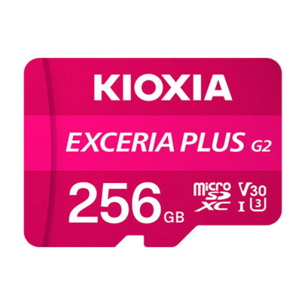 Thẻ nhớ Kioxia Exceria  PLUS CL10 UHS-I U3 V30 4K A1 256GB (G2) (LMPL2M256GG2)