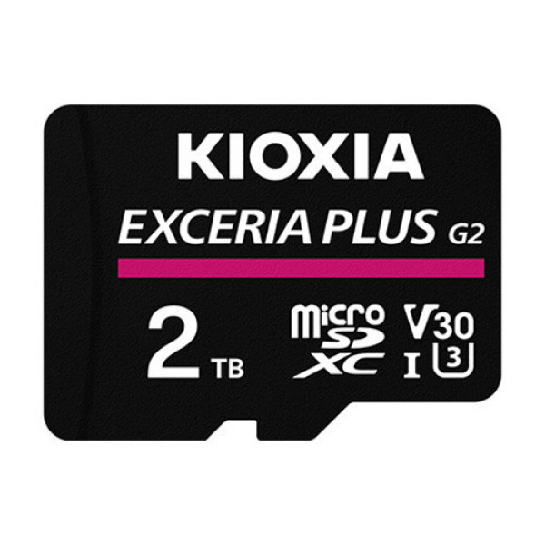 Thẻ nhớ Kioxia Exceria  PLUS CL10 UHS-I U3 V30 4K A1 2TB (G2) (LMPL2M002TG2)