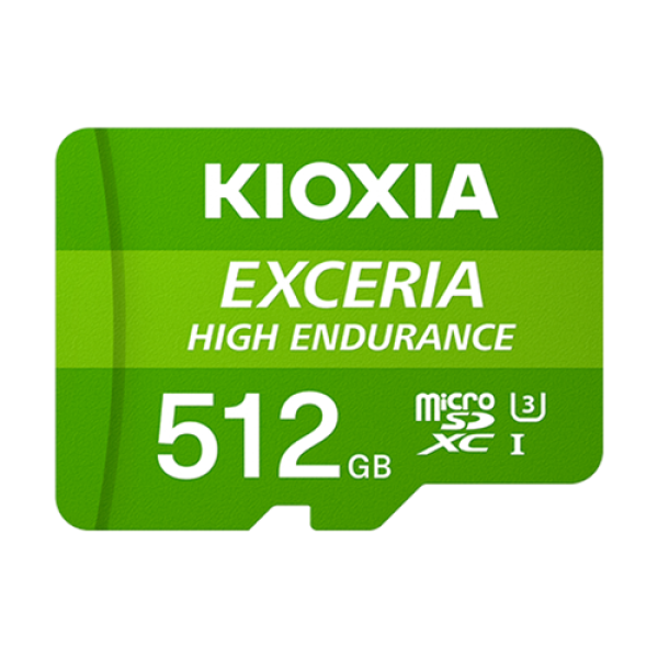 Thẻ nhớ Kioxia Exceria High Endurance CL10 U3  V30 A1 512GB (LMHE1G512GG2)