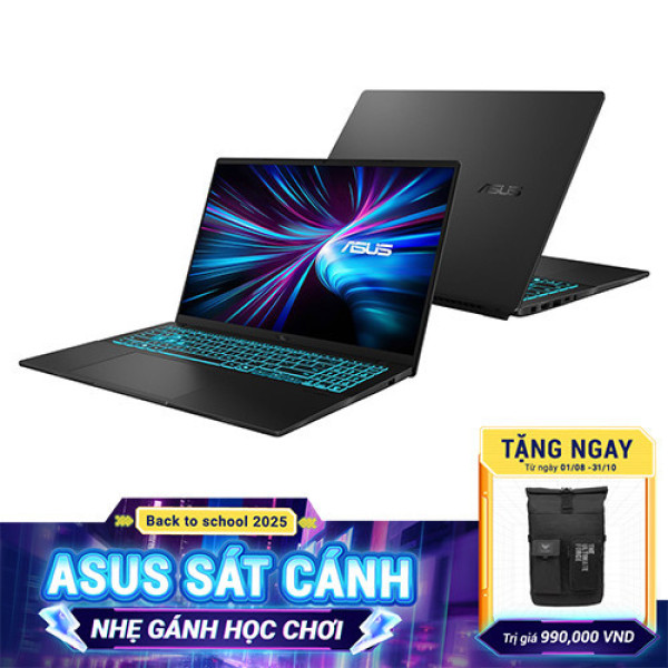 Laptop ASUS Gaming V16 K3607VU-RP280W (Core™ 5 210H | 16GB | 512GB | RTX 4050 | 16inch WUXGA 144Hz | Win 11 | Đen)