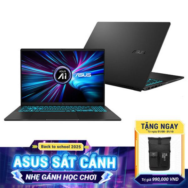 Laptop ASUS Gaming V16 K3607VJ-RP092W (Core™ 5 210H | 16GB | 512GB | RTX 3050 | 16inch WUXGA 144Hz | Win 11 | Đen)