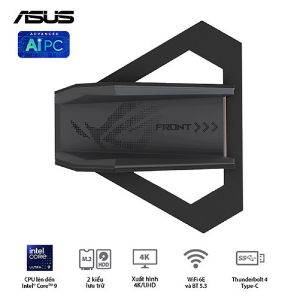 PC Mini ASUS ROG NUC RNUC14SRKU9189A0I (Ultra 9 185H | Ram 32GB | SSD 1TB |  RTX 4070 | Win 11)