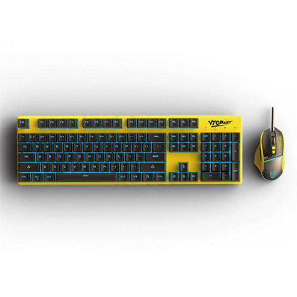 Bộ Bàn Phím Cơ Gaming và Chuột Gaming Motospeed CK700 Pro