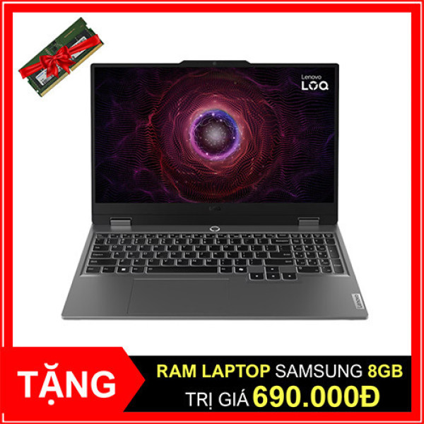 Laptop Lenovo LOQ 15ARP9 83JC00HXVN (Ryzen™ 5-7235HS | 12GB | 512GB | RTX™ 3050 | 15.6 inch FHD 144Hz | Win 11 | Xám)