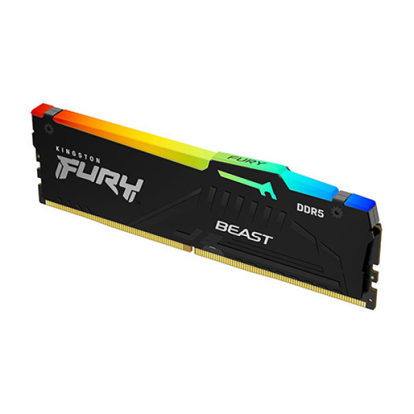 RAM Kingston FURY Beast RGB 16GB (1x16GB) DDR5 6000Mhz (KF560C36BBE2A-16) (AMD EXPO+INTEL XMP)