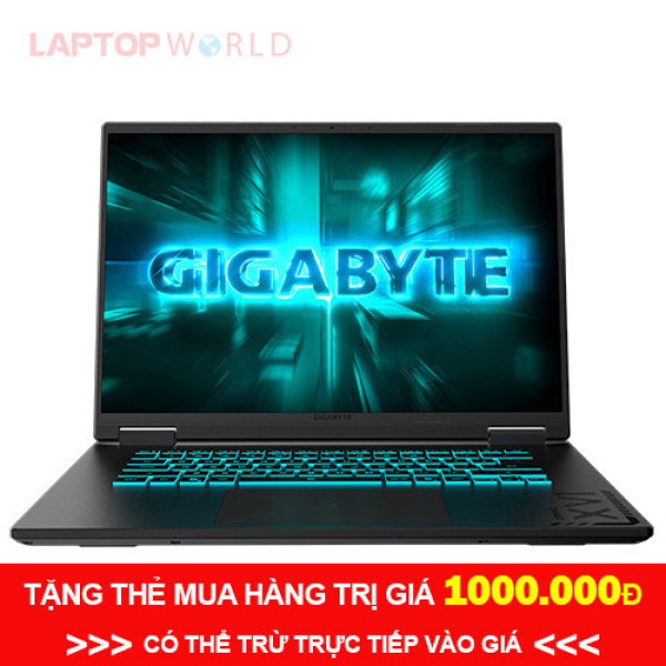 Laptop Gigabyte Gaming A16 CMHI2VN893SH (Core i7-13620H | 16GB | 512GB | RTX™ 4050 | 16inch FHD+ 165Hz | Win 11 | Đen)