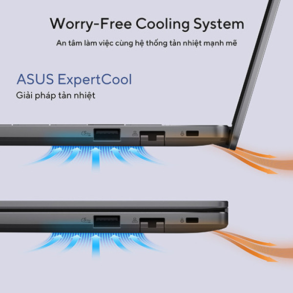 Laptop ASUS ExpertBook P3 P3405CVA-NZ0077W (Core™ i7-13620H | 16GB | 512GB | Intel UHD Graphics | 14.0inch WQXGA 144Hz | Win11 | Xám)