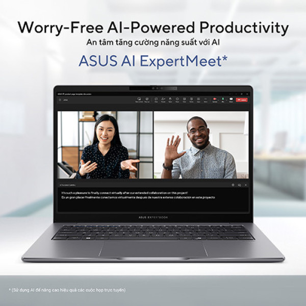 Laptop ASUS ExpertBook P3 P3405CVA-NZ0077W (Core™ i7-13620H | 16GB | 512GB | Intel UHD Graphics | 14.0inch WQXGA 144Hz | Win11 | Xám)