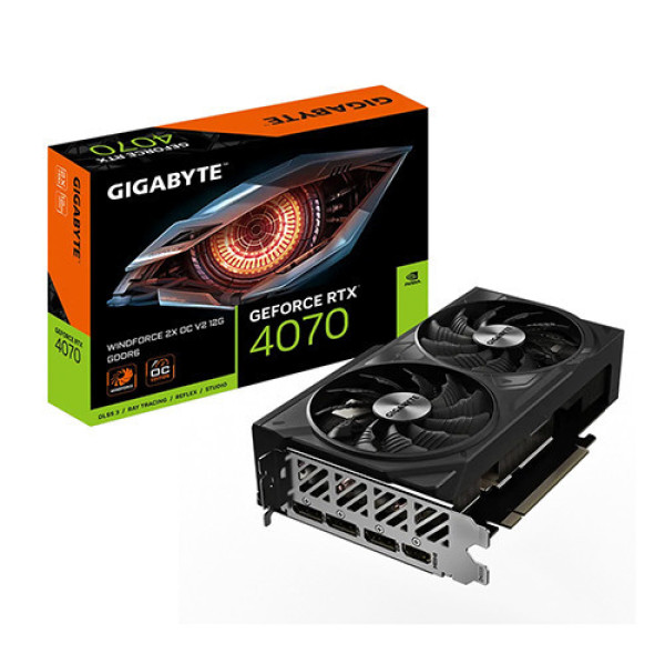 VGA Gigabyte RTX 4070 WINDFORCE 2X OC V2 12GB (N4070WF2OCV2-12GD)