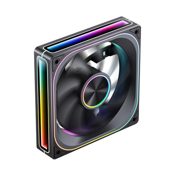 Fan Case JONSBO ZA-120BR BLACK LED ARGB infinity REVERSE (Fan Ngược)