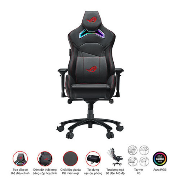 Ghế Game Asus ROG CHARIOT X RGB Black