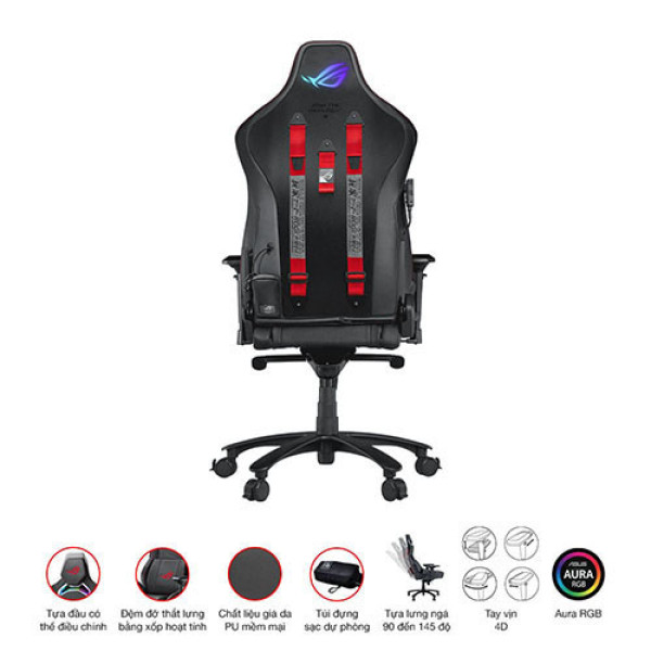 Ghế Game Asus ROG CHARIOT X RGB Black