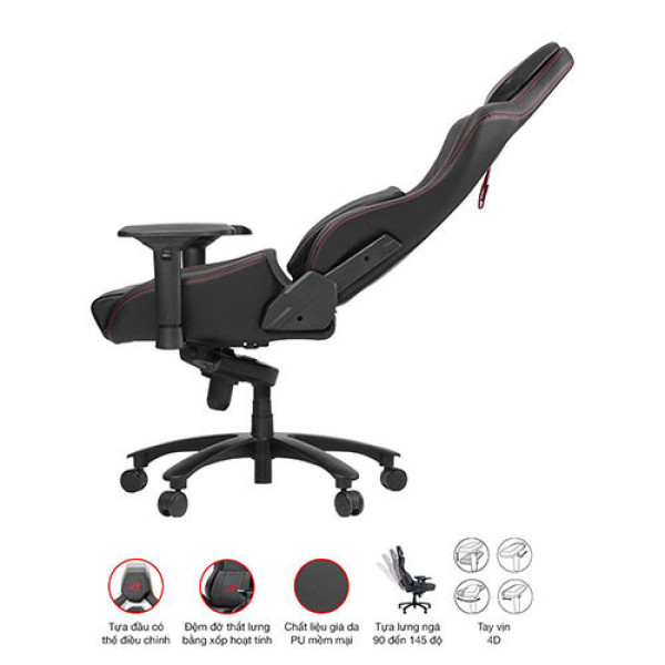 Ghế Game Asus ROG CHARIOT X CORE Black