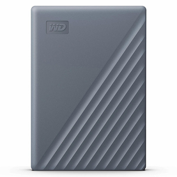 Ổ cứng di động  WD My Passport 2.5 inch 6TB | WDBY3J0060BGY | WESN USB TypeC | Silicon Grey