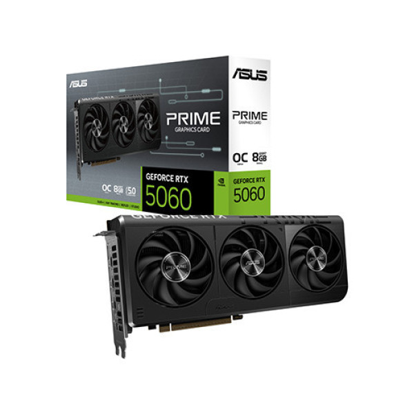 VGA  ASUS PRIME RTX 5060 8GB GDDR7 OC (PRIME-RTX5060-O8G)
